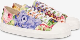 Moschino Sneakers in canvas stampato - Multicolore