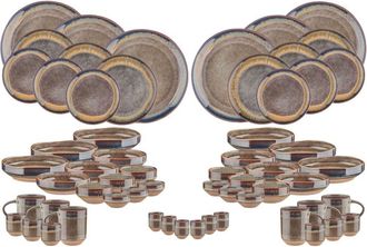 Bj&ouml;rn Borg Juego de vajilla M&aacute;s GENESIS - 60 piezas - Basalto