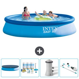 Intex Piscina Easy Set Redonda - 396x84 Cm - 7-piezas Scb5