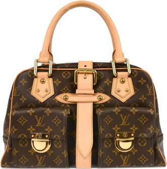 Louis Vuitton Borsa a mano Manhattan GM 2007 - Marrone