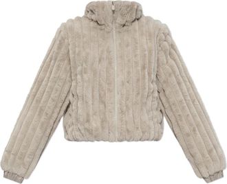 Save The Duck Jassen, Dames, Grijs, M, Fleece jack Elina