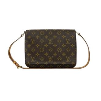 Louis Vuitton Pre-owned Musette Tango Monogram Schoudertas - Dames - Pre-owned - Bruin - Maat: ONE Size Leer