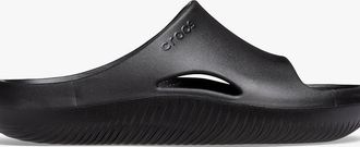 Crocs Womens Crocs 208392-001 MELLOW RECOVERY Unisex Sliders Black - Size: MEN s uk 5 / women s uk 6