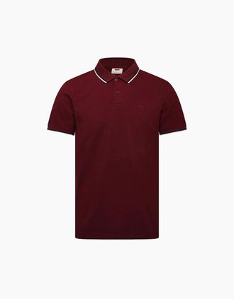 Levi's Mens Slim Housemark Polo Bright Whi - Red - Size: 36