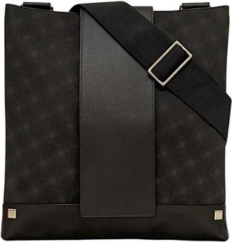 Dunhill Brown Pvc Leather Shoulder Bag (Pre-Owned)