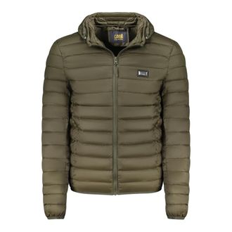 Cavalli Jacket met lange mouwen en afneembare capuchon - Heren - Winterjassen - Groen - 2XL - Polyester - Jassen