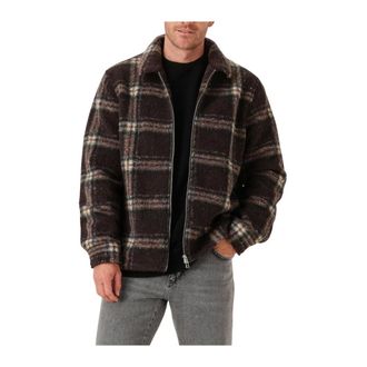 For&eacute;t Hoodies & sweatvesten, Heren, Bruin, XL, Bruine Cabin Zip Fleece Jas