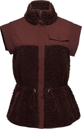 Ulla Johnson Gilet con inserti - Marrone