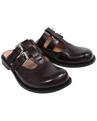 Loewe Womens Leather Campo Mary Jane Mule (Authentic Pre-Loved)