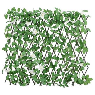 Berkfield Home Realistic Artificial Ivy Trellis Expandable Green 5 pcs 186x30 cm