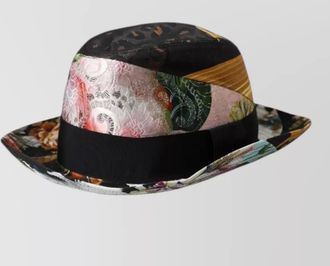 Dolce & Gabbana patchwork fedora hat