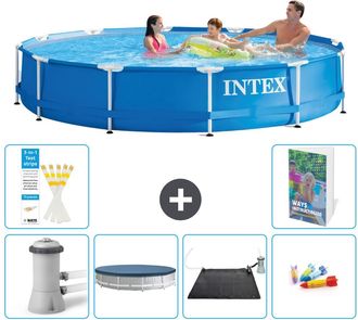 Intex Piscina Con Estructura Redonda - 366x76 Cm - 7-piezas S211
