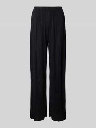Vila Wide Leg Hose mit Plisseefalten Modell PLISA in Black, Gr&ouml;&szlig;e XS