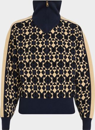 The Upside Cosmo Kairo Quarter-Zip Sweater