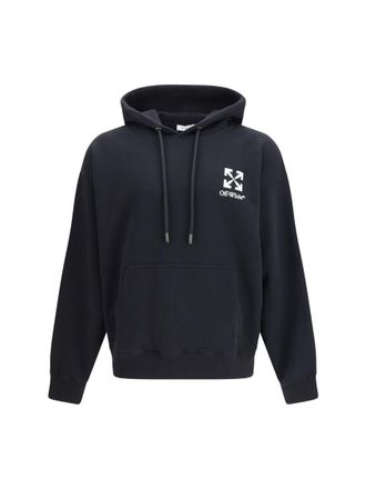 Off-white Black Regular Logo Hoodie