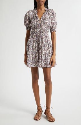 Ulla Johnson Soffia Print Tiered Dress in Meadow at Nordstrom, Size 10