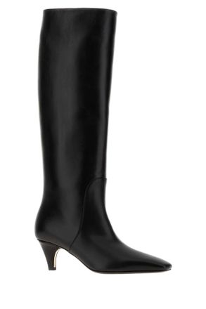 Giorgio Armani Leather Boots - Black