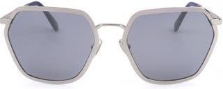 Marni 59mm Round Sunglasses in Silver /Grey at Nordstrom Rack