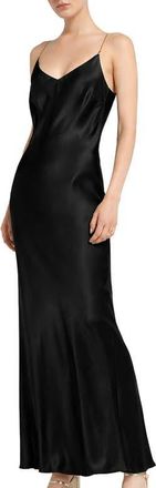 ottod'Ame Slip Dress In Viscose in Black at Nordstrom, Size 40