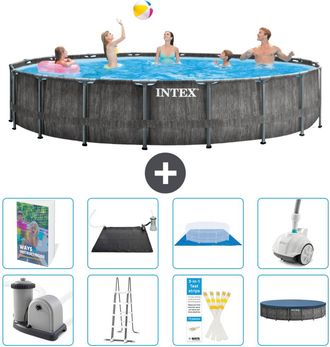 Intex Piscina Prism Frame Redonda - 549x122 Cm - 9-piezas S600