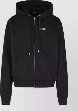 Amiri relaxed hooded zip up jacket