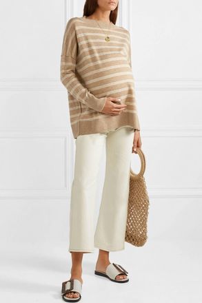 Hatch Clementine Sweater In Beige