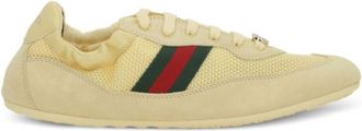Gucci Beige Stripes Shift Sneakers