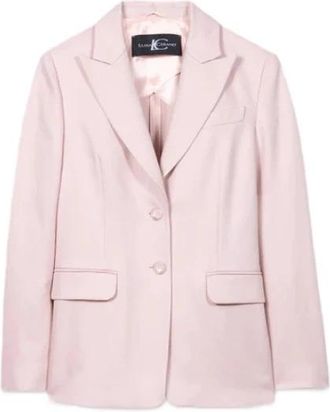 Luisa Cerano Blazer met twee knopen - Dames - Blazers - Roze - L - Jassen