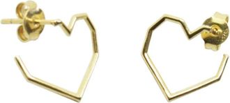 Aliita Corazon Oorbellen - Dames - Oorbellen - Geel - ONE Size - Accessoires