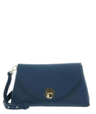 Coccinelle Rectangular Shoulder Bag With Gold Turn-Lock Closure