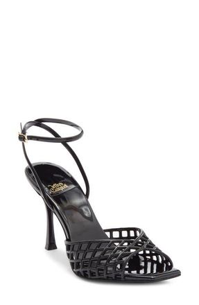 Jeffrey Campbell Lattix Ankle Strap Jelly Sandal in Black at Nordstrom, Size 8.5