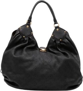 Louis Vuitton Pre-owned Handbags, female, Black, Size: ONE SIZE Pre-owned Vintage Leather Handbag