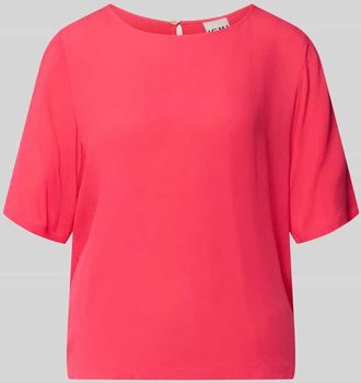 Ichi Relaxed Fit T-Shirt aus reiner Viskose Modell Marrakech in Pink, Gr&ouml;&szlig;e XS