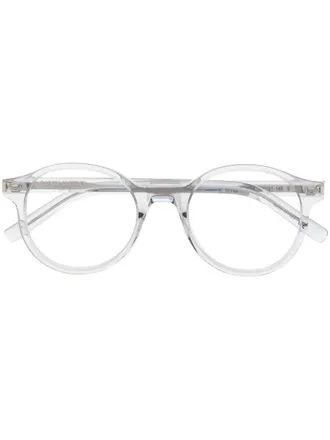 Saint Laurent Eyewear Occhiali tondi - Grigio