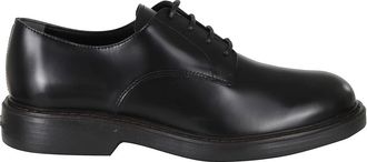 Hogan H704 Derby - Heren - Nette schoenen - Zwart - 39 EU - Katoen - Schoenen