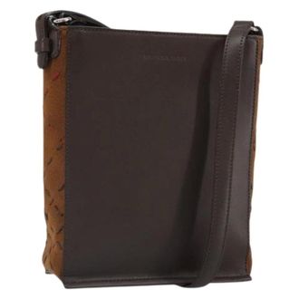Burberry Pre-owned Leather Cross Body Bag - Dames - Pre-owned - Bruin - Maat: ONE Size Leer
