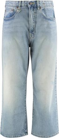 R13 Jeans - Dames - Cropped Jeans - Blauw - W28 - Jeans