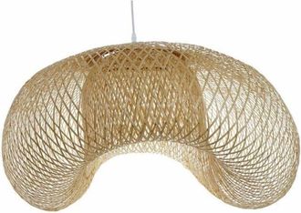 DKD Home Decor Bamboo suspension - Unspecified - 105 x 80 x 45 cm - Balinese style - 130 cm cable - White color