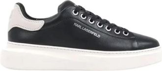 Karl Lagerfeld Kore Sneakers - Heren - Sneakers - Zwart - 41 EU - Leer - Schoenen