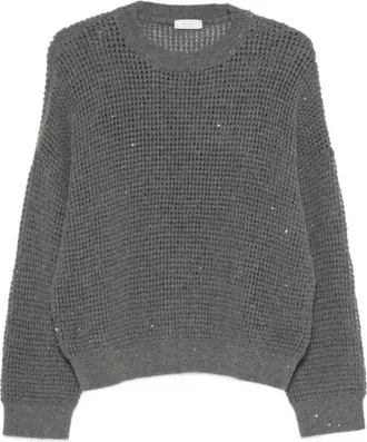 PESERICO Mujer, Jerseys, Gris, Talla: L