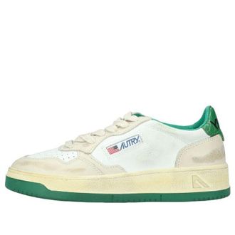 Autry (WMNS) Autry Medalist Low Super Vintage Sneakers White Green AVLW-CL02