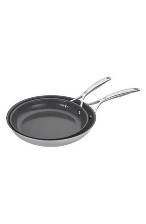 Zwilling Energy Plus Set of 2 Fry Pans in Stainless Steel at Nordstrom