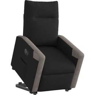 vidaXL Vidaxl - Sill&oacute;n El&eacute;ctrico Reclinable Elevable De Tela Negro