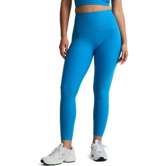 Beyond Yoga Caught in the Midi High Waist Leggings in Malibu Lagoon Heather at Nordstrom, Size X-Small