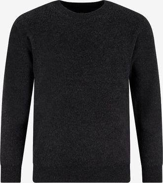 Batoner Gerippter Rundhals-Kaschmirpullover