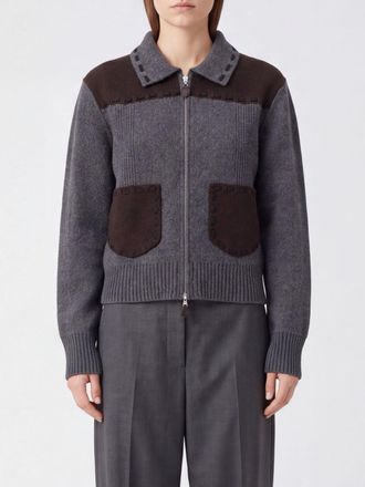 Guest In Residence Cashmere and Wool Zip Polo Cardigan