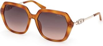 Guess Gu 00267 Vierkante Zonnebril - unisex - Zonnebrillen - Bruin - 57 MM - Accessoires