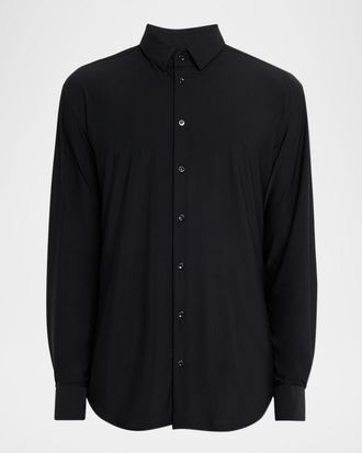Giorgio Armani Mens Performance Stretch Sport Shirt