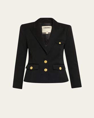 L'agence Wylla Structured Single-Breasted Blazer