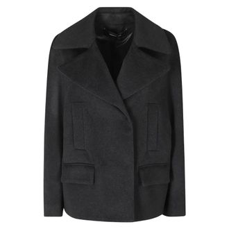 Federica Tosi Single-Breasted Coat - Dames - Mantels - Grijs - Maat: M
